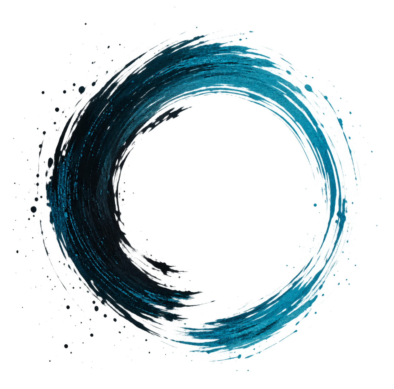 Ensō brushstroke circle